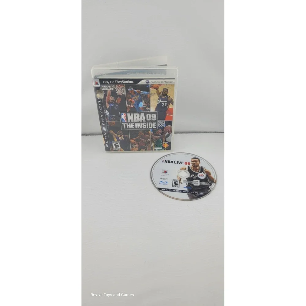 NBA 09: The Inside (Sony PlayStation 3, PS3, 2008) Game and Case Tested Working